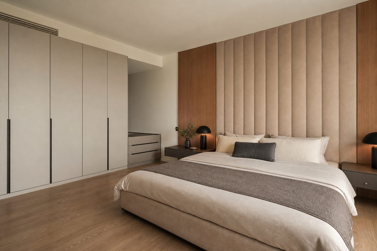 Soft Retreat, Bedroom interior by Porterbox Studio