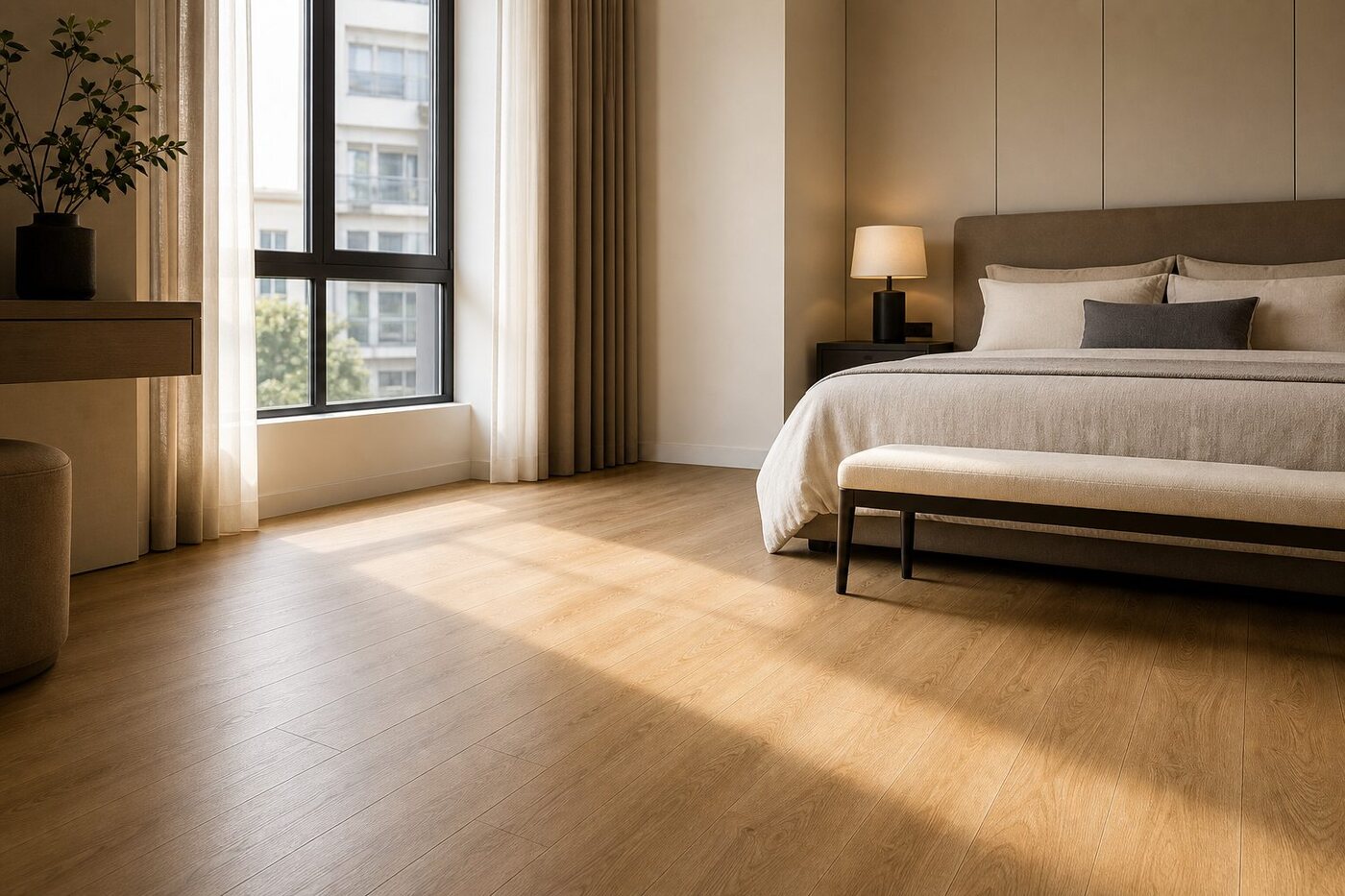 Low and Slow, Bedroom interior by Porterbox Studio